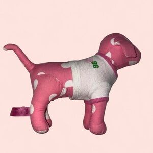 PINK Victoria's Secret Pink and White Dog Toy
